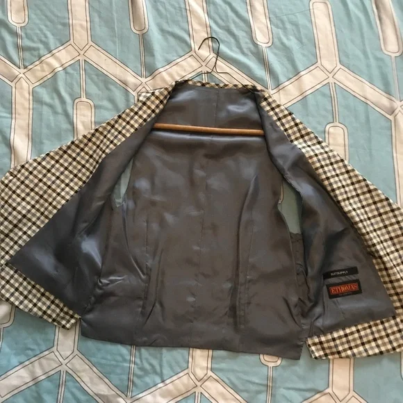 Suitsupply Silk-Linen-wool Double-breasted waistcoat US/UK42R - Picture 2 of 8